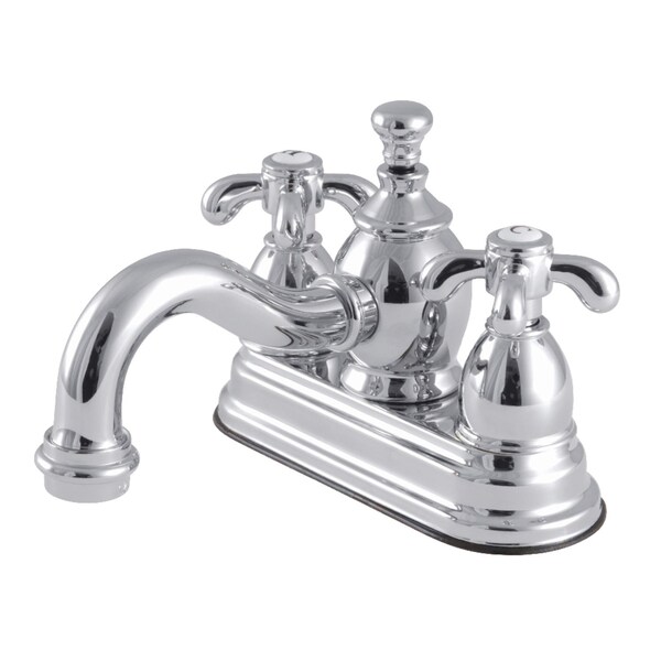 KS7101TX 4" Centerset Bathroom Faucet, Polished Chrome